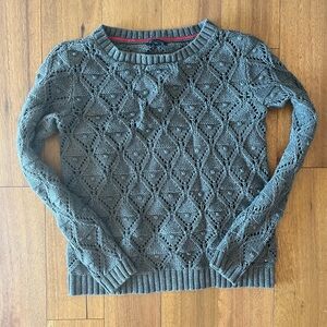 Adorable Gray Knit Sweater